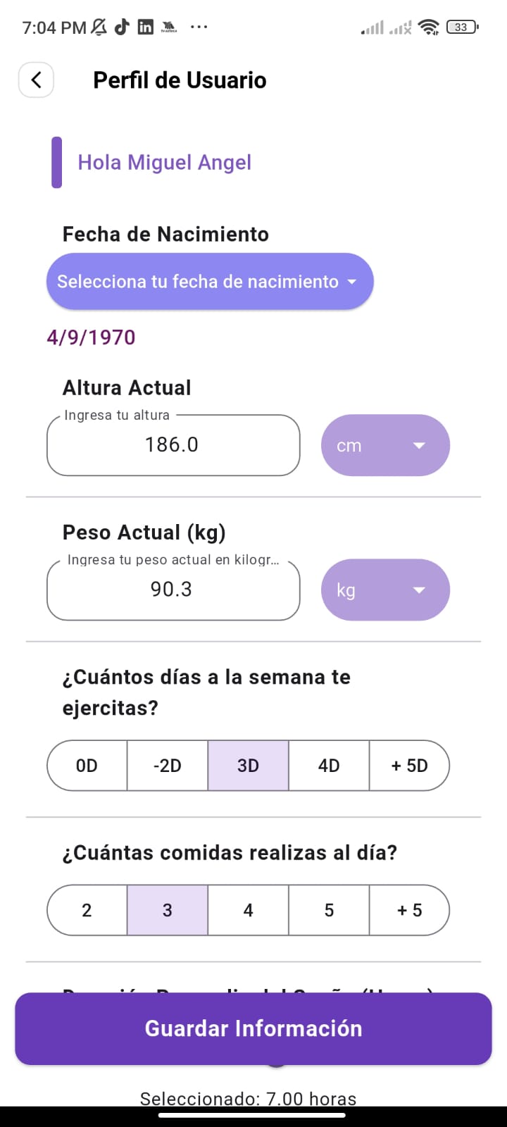 Interfaz de la app - Pantalla 9